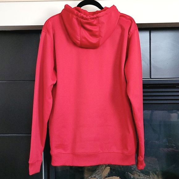 DC star pullover hoodie in red Size L - Picture 2 of 11